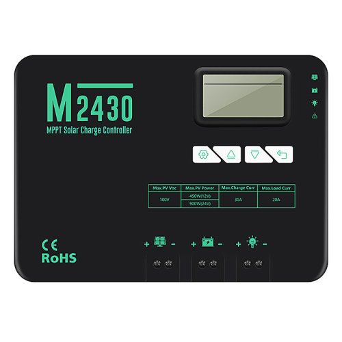 MPPT Regulátor Nabíjení 12/24V Auto