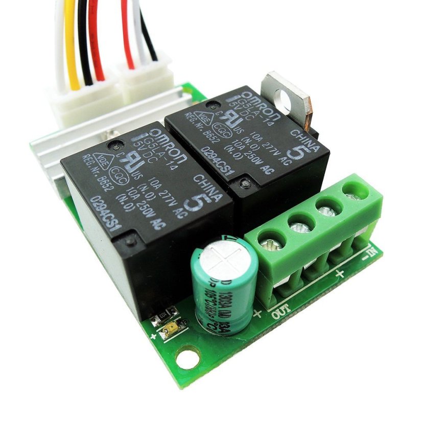 Obousměrný regulátor otáček PWM pro DC motory 6V-28V 3A