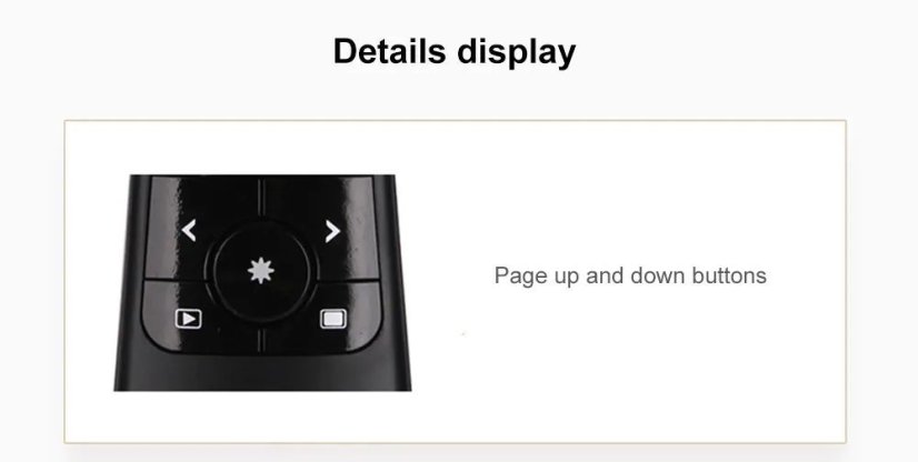 Deli 2804 Profesionální Laserové Ukazovátko a Dálkový Ovladač