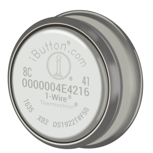 DS1922T-F5 Teploměr iButton s 8kB pamětí