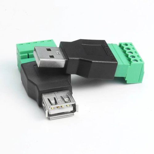 USB A na svorkovnici 5pin, šroubová svorka, adapter