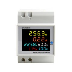 D52-2066 Multifunkční měřič s LCD displejem na DIN lištu AC