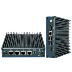 N1241 Průmyslové Mini PC Barebone Fanless N100