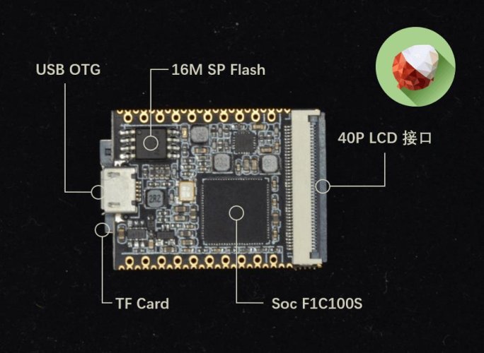Lichee Nano ARM926EJS SoC vývojová deska - 16M paměť