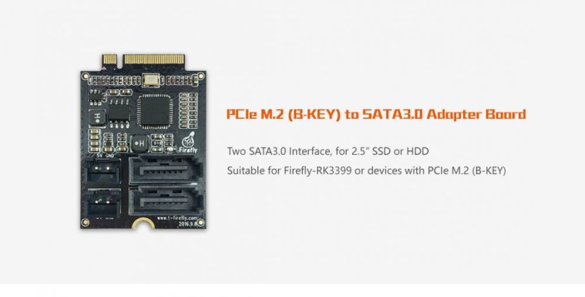 Adaptér PCIe M.2 na SATA 3.0