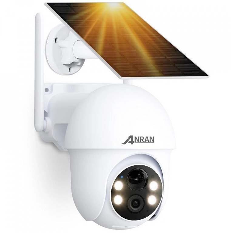 Q3 Max 5MP Wi-Fi Rotating Camera with Rechargeable Battery and 3W Solar Panel