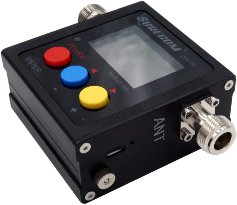 SW-102 Digitální VSWR měřič výkonu 125-525MHz