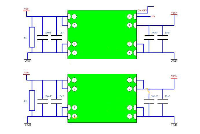 DM01 2W Step-down DC-DC měnič - Napětí: 5V