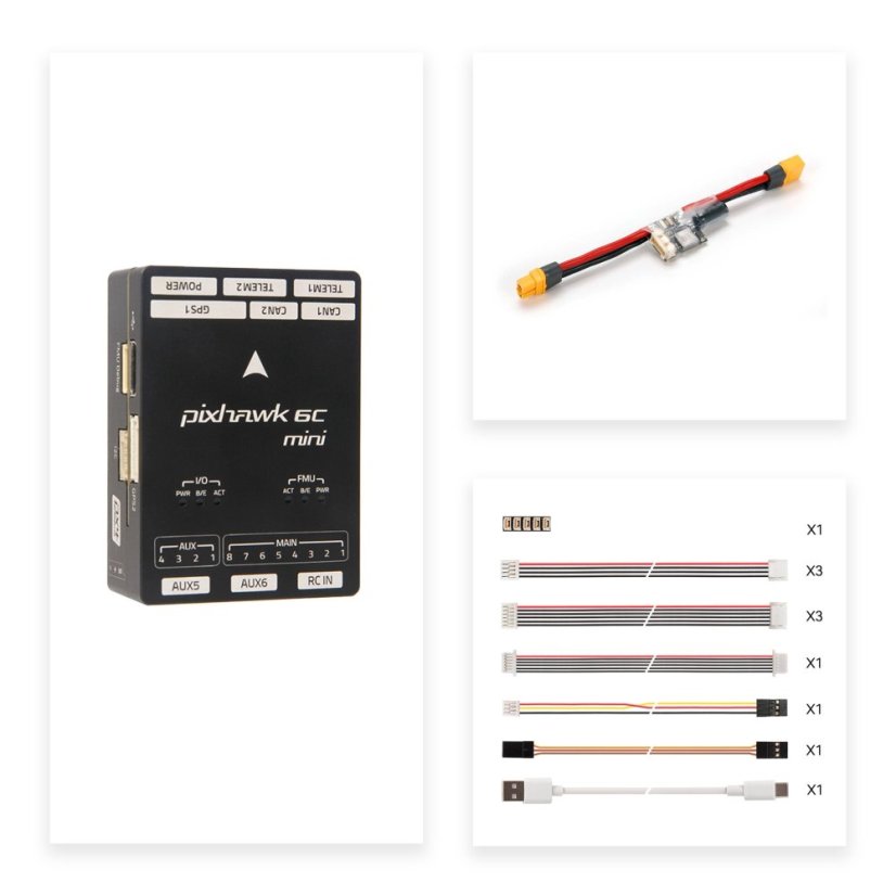 Pixhawk 6C mini Ver A, PM02 V3 + M10 GPS sada