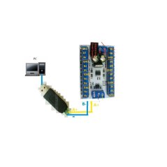 R4DCB08 8-Channel RS485 DS18B20 Temperature Module