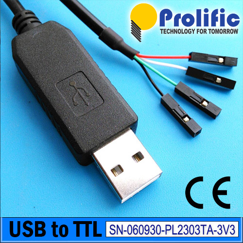 Originální Prolific PL2303TA USB do TTL UART Kabel
