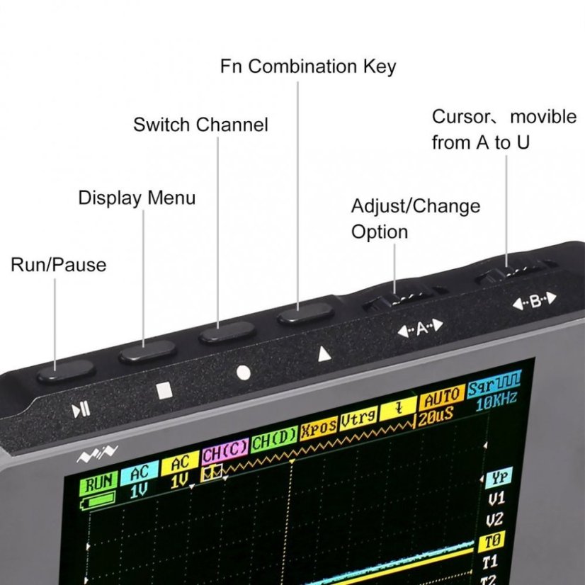DS213 4-Channel Mini Pocket Digital Oscilloscope