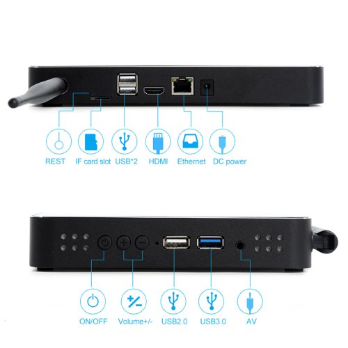 Mini počítač PiPo X11 4GB RAM, 64GB uložiště, Windows 10 Home