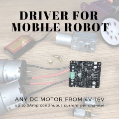 MDD3A 3A 4V-16V DC Motor Controller (2 Channel)