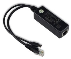 Micro USB PoE Splitter 48V na 5V 2.4A pre Raspberry Pi a tablety