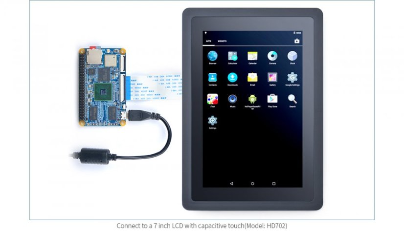 NanoPi Core4418 Vývojová Deska S5P4418 - 1GB RAM, 8GB eMMC