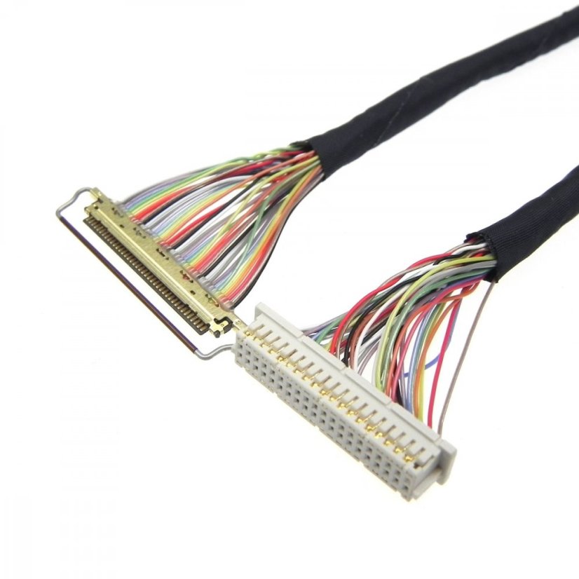 FIX-30pin - LVDS Kabel s wafer HD 2X15P, 2ch 6bit, 300mm