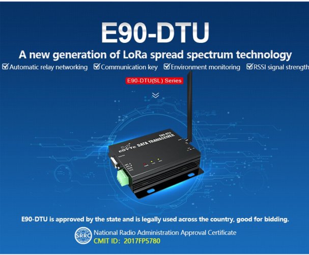 E90-DTU SL-série LoRa datová přenosová stanice