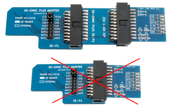 Easy Z3X Plus konvertor pro SE-P1 adaptér