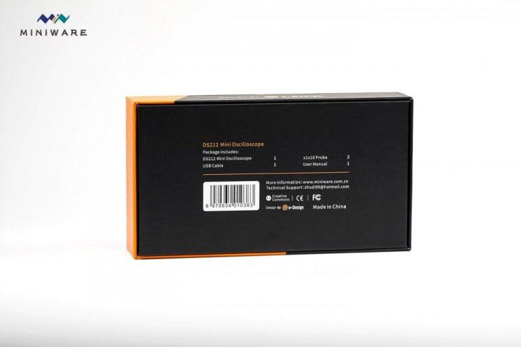 Kompaktní mini osciloskop DS212 s TFT displejem