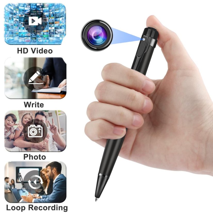 W10  - Ballpoint Pen with HD Camera and Recorder, 1080p
