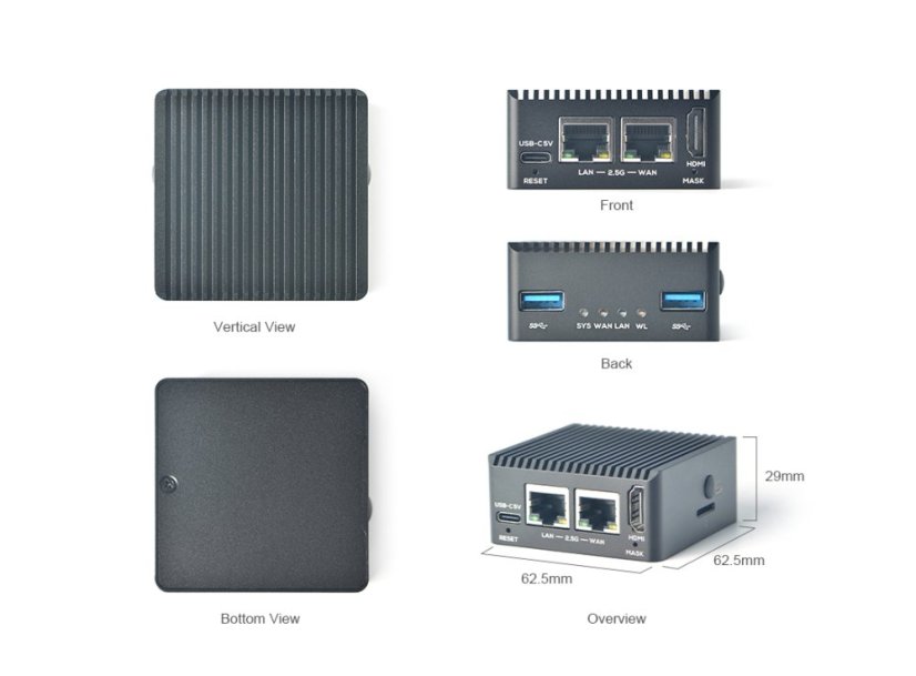 NanoPi R5C LPDDR4X Router