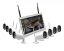 RGB-WBK820-D1/JWT 8CH IP 11" LCD Bezdrátový Kamerový Systém - NVR Wifi Kit s 8x 1080p IP Kamerami