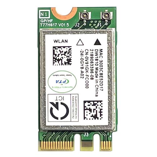 Qualcomm DW1810 QCNFA435 M.2 WiFi karta