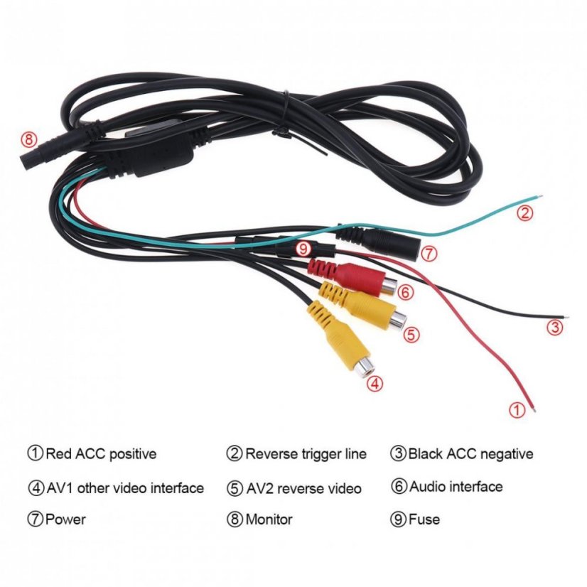 Kvalitní 7" HDMI+VGA+AV monitor do auta RGB-HP7HVA
