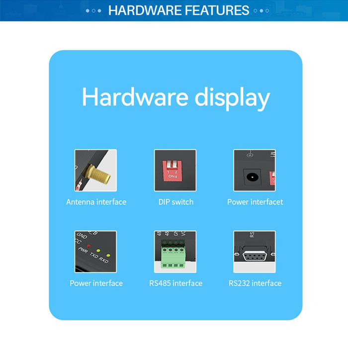 E32-DTU LoRa Bezdrátový Datový Vysílač - Model: 433L37