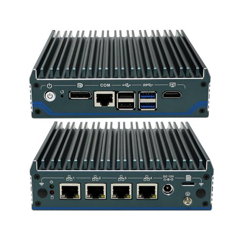 N1241 Průmyslové Mini PC Barebone Fanless N100
