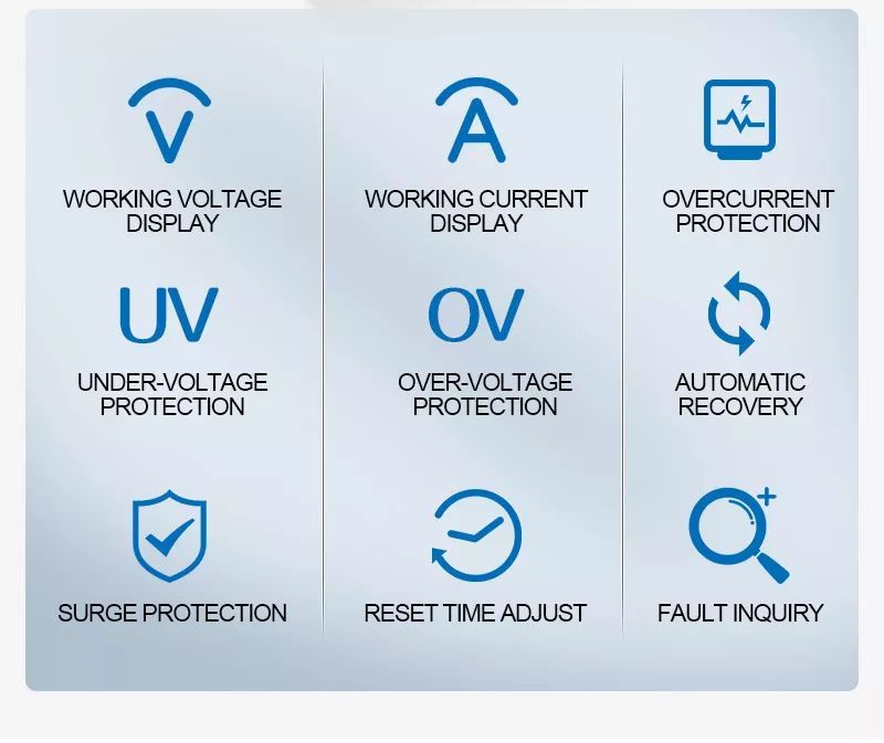 Relé TVPS1-63C pro přepěťovou ochranu, DIN