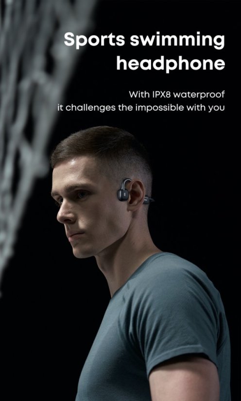 OPENTEC Swim 1: Bezdrátová open-ear sluchátka pro plavání a sport