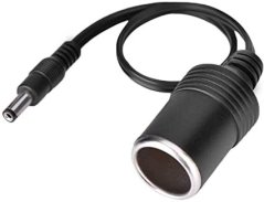 Kabelová redukce zapalovače 12V na 5.5 x 2.1mm jack samec
