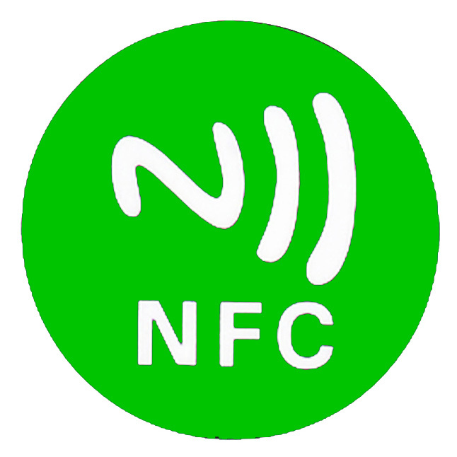 NFC nálepka tag 25mm s NTAG