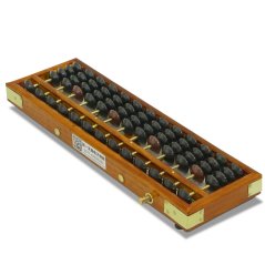 Luxusní japonské dřevěné počítadlo Soroban s 13 sloupci