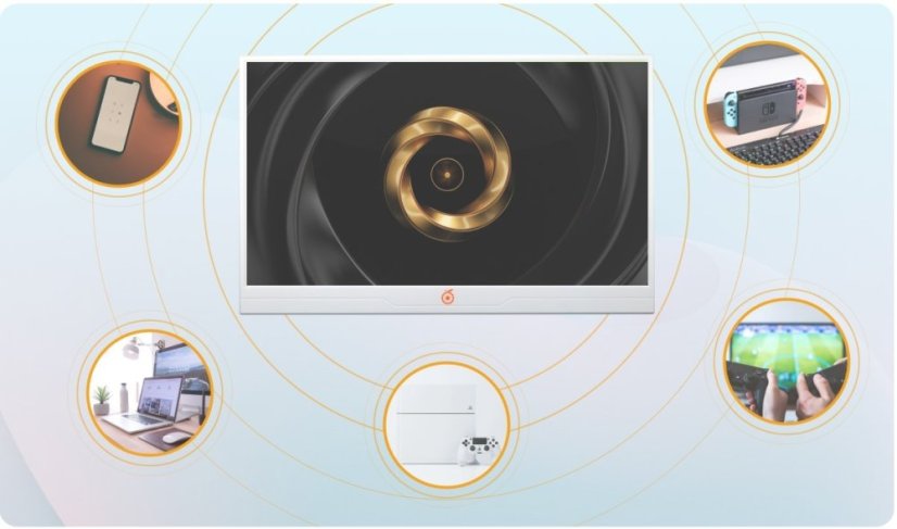 14palcový přenosný displej pro Orange Pi 800