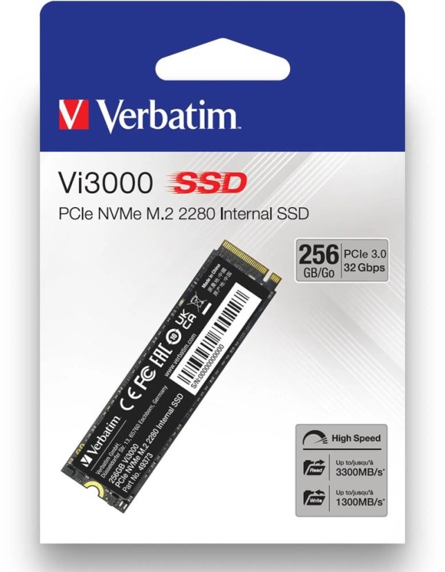 Verbatim Vi3000 PCIe NVMe M.2 2280 SSD