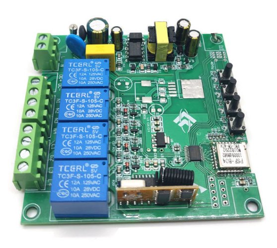 4-kanálový bezdrátový přepínač Smart Home WiFi LC-EWL-4R-HS - Model: LC-EWL-4R-HS-D5 (5V)