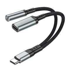 USB-C to 3.5mm Audio & Charging Cable 2-in-1