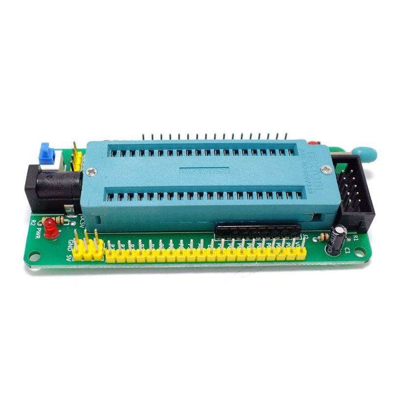 AVR minimální vývojová deska AT89S51/S52, programátor