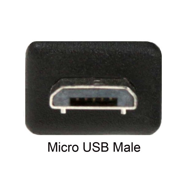 Micro USB 2.0 Extension Cable F - M, 3A, 20cm