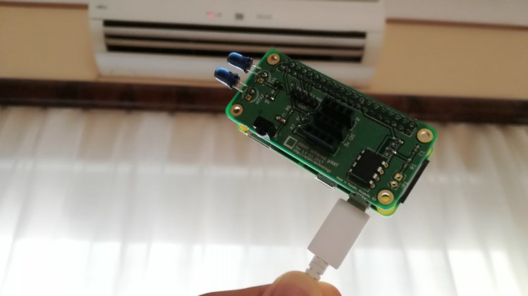 ANAVI Infrared pHAT - Chytrý dálkový ovladač pro Raspberry Pi