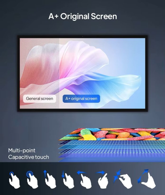 17.3" řada WF 3, průmyslový Android tablet, dotyk a VESA - Model: WF1738T