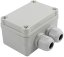 Plastic waterproof junction box