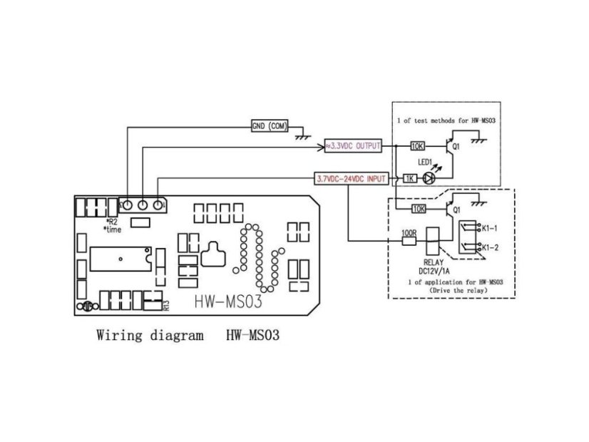 HW-MS03 Motion Detector - Microwave Doppler Radar
