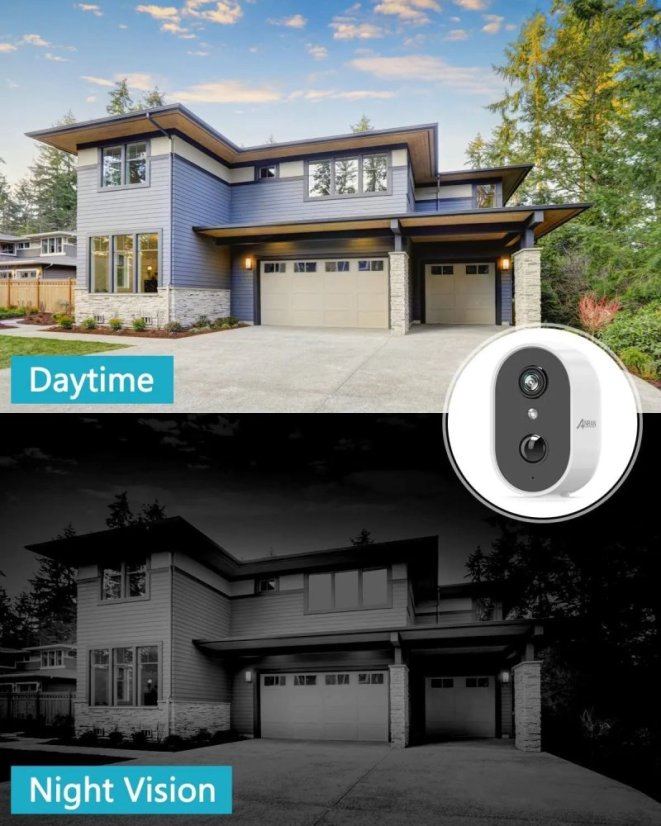 C2 Intelligent WiFi Wireless Camera with Battery 3MP