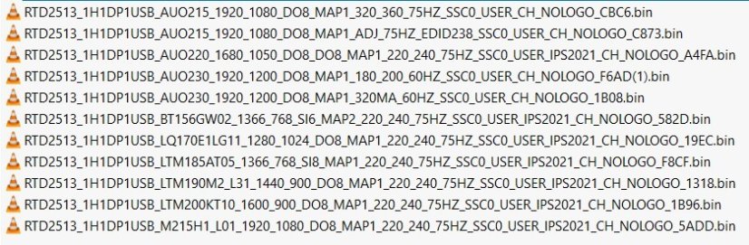 Deska ovládání displeje XY-RL6463_1H1DP1USB_V1.0 RTD2513 DP-HDMI na LVDS