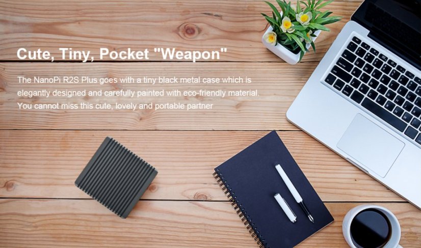 NanoPi R2S Plus Combo w/ krabicí