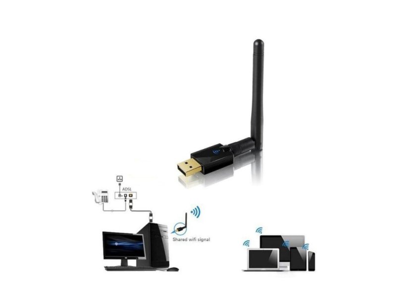 EP-DB1608 600Mbps Bezdrátový USB Adaptér RTL8811CU